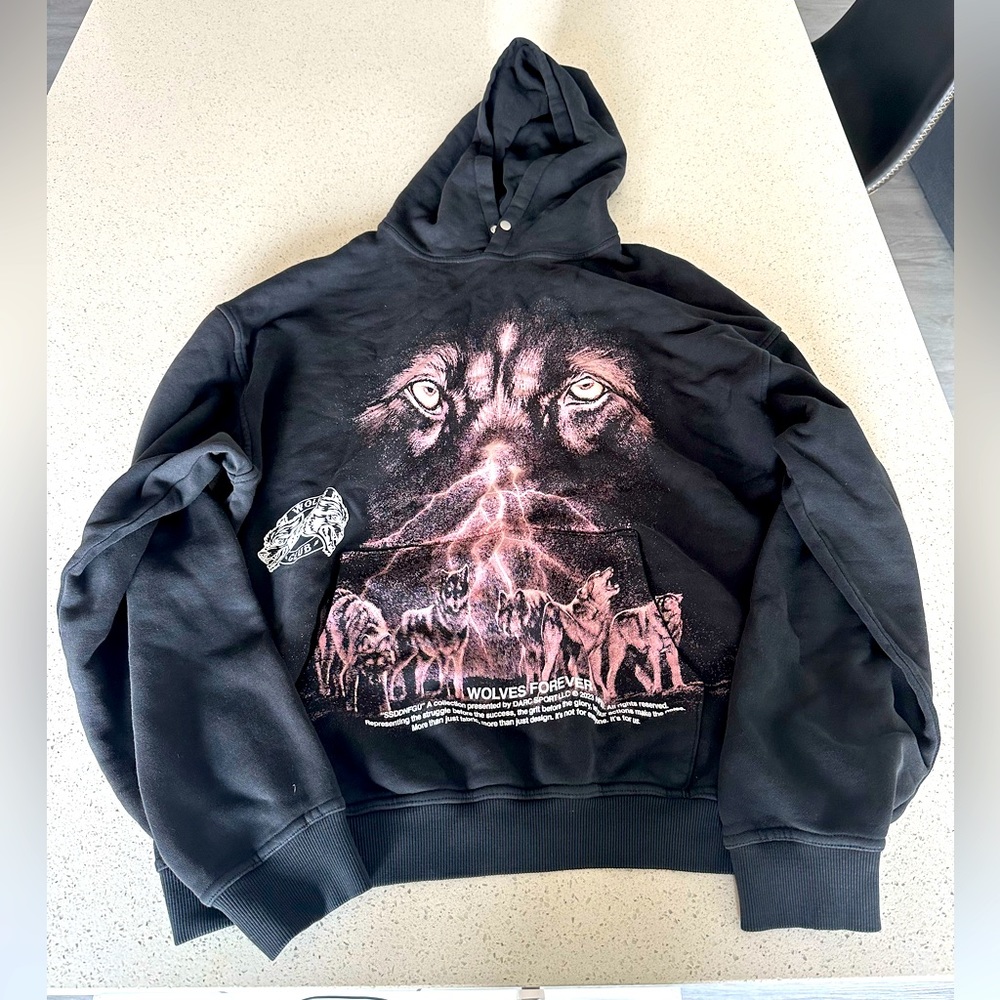 UNISEX EYES OF THE STORM VINTAGE DARC SPORT HOODIE